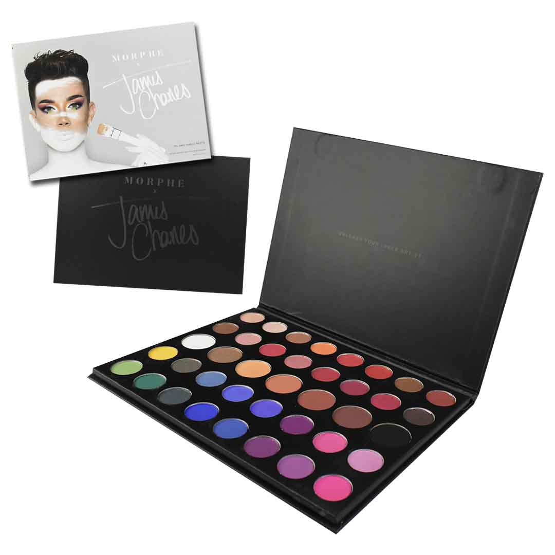 Paleta artística de sombras Morphe x James Charles