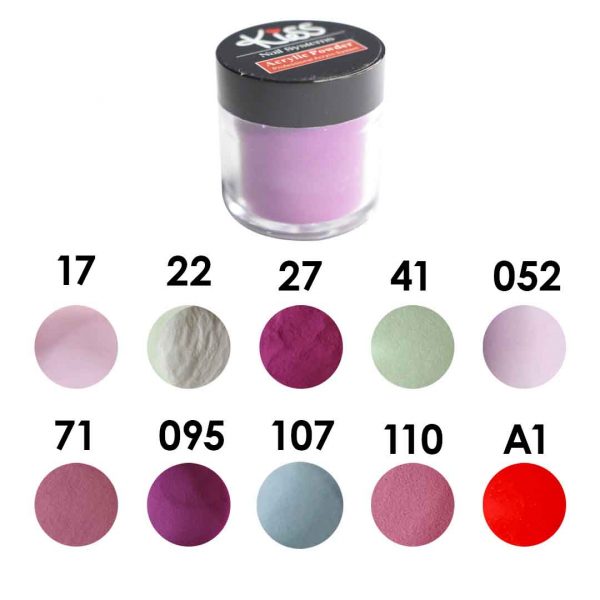Acrílicos para uñas marca kiss acrylic powder
