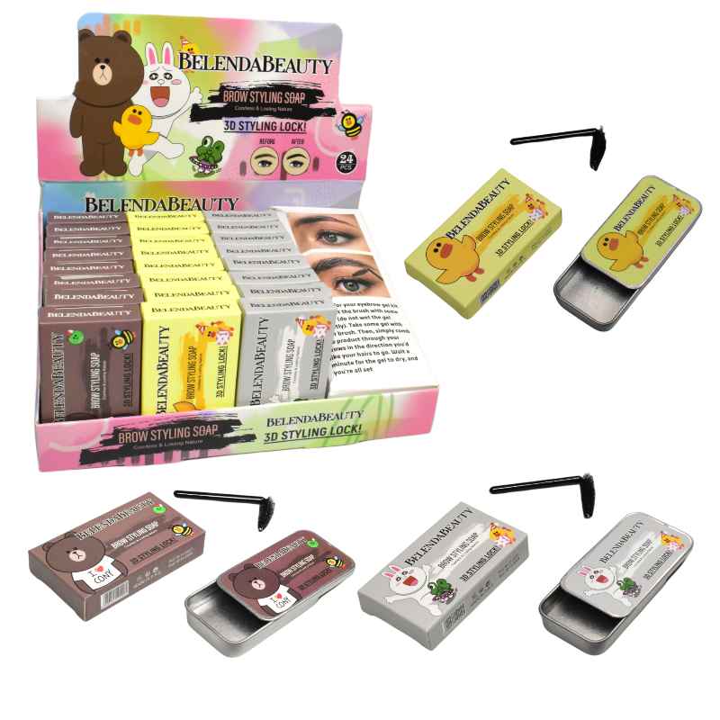 Jabon para cejas belenda beauty diseño de animales animados