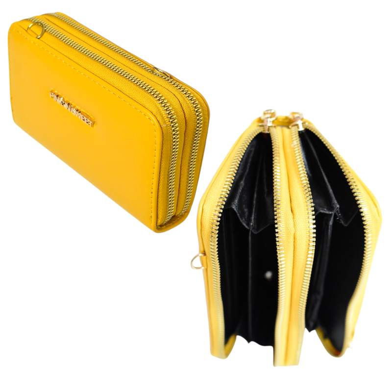 Billetera lisa doble con Broche de pink in sweet - Imagen 2