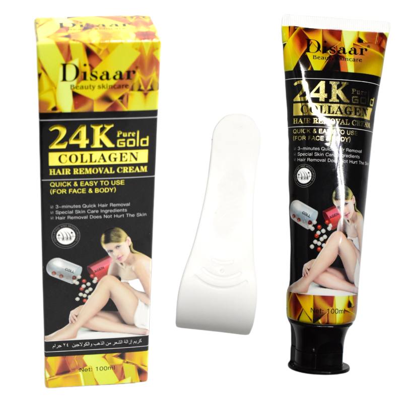 Crema depiladora Disaar de oro 24k 100ml