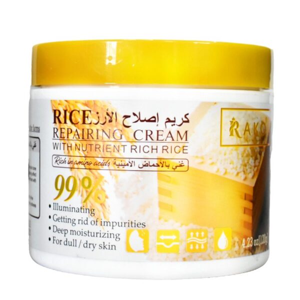 Crema reparadora de arroz en tarro 99%