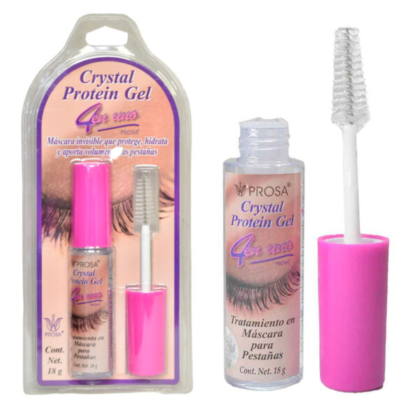 Máscara invisible Crystal Protein gel  4 en 1 Prosa presentación blíster tapa rosada