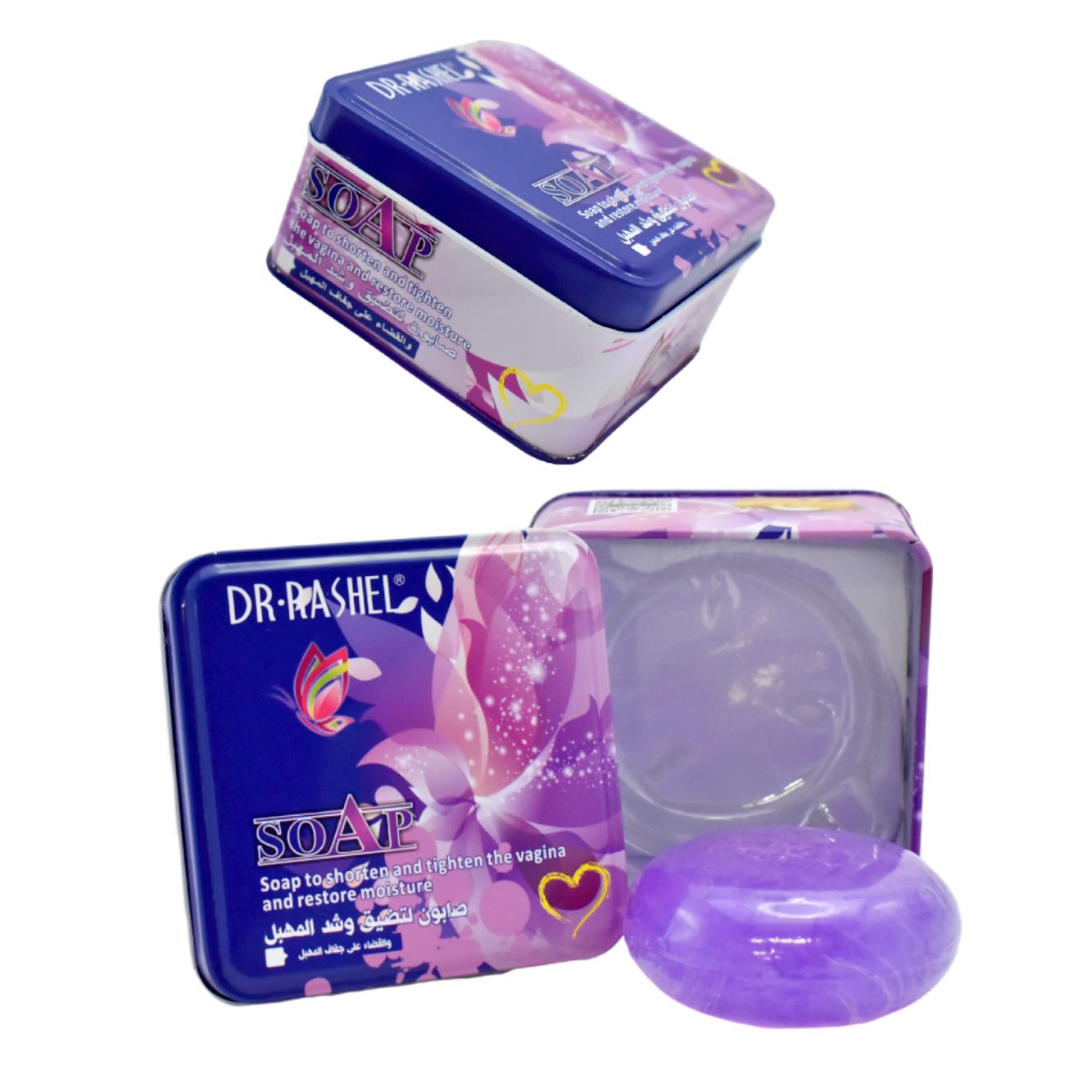 Jabón hidratante para partes intimas caja morada Dr Rashel