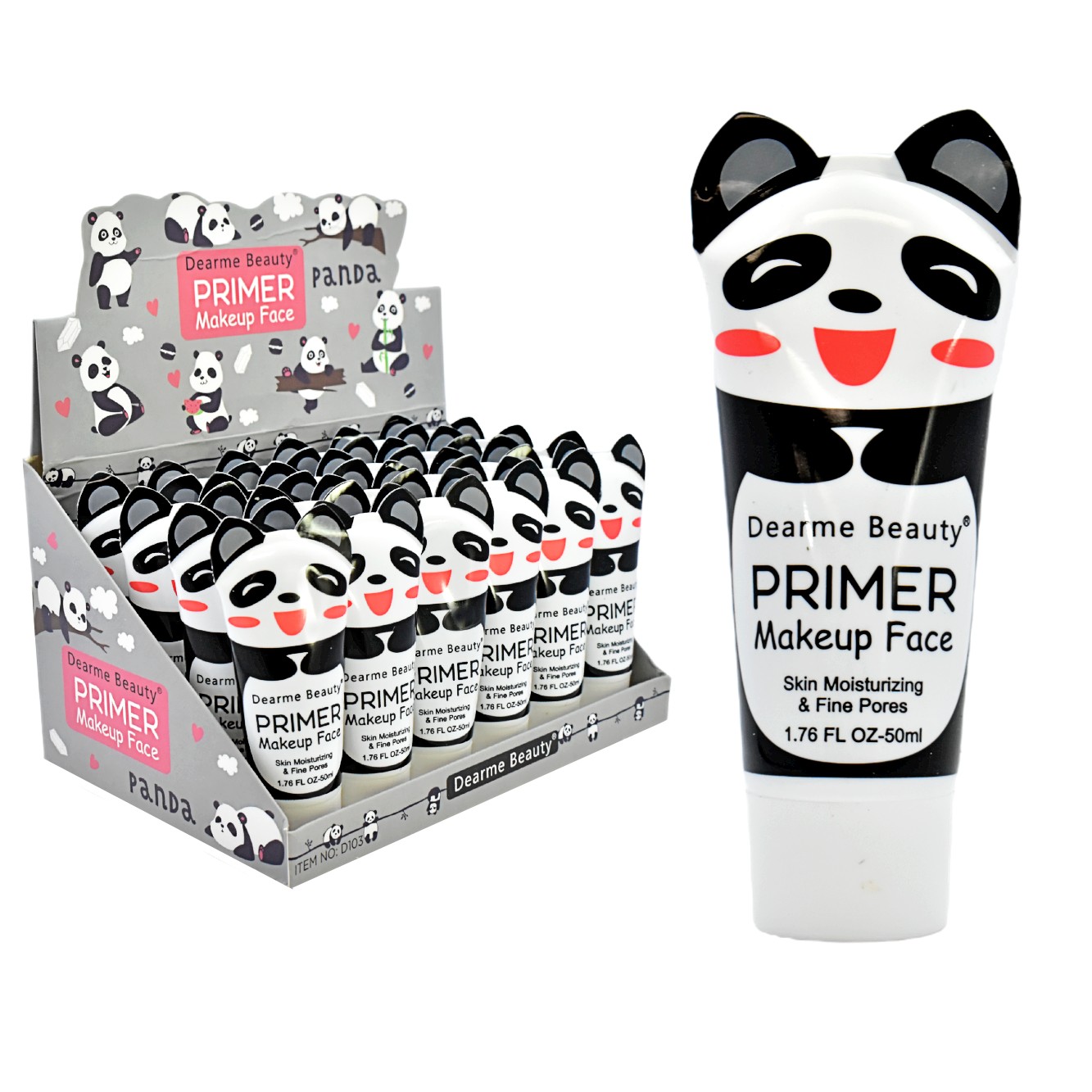 Primer Make up face presentación de panda Dearme Beauty