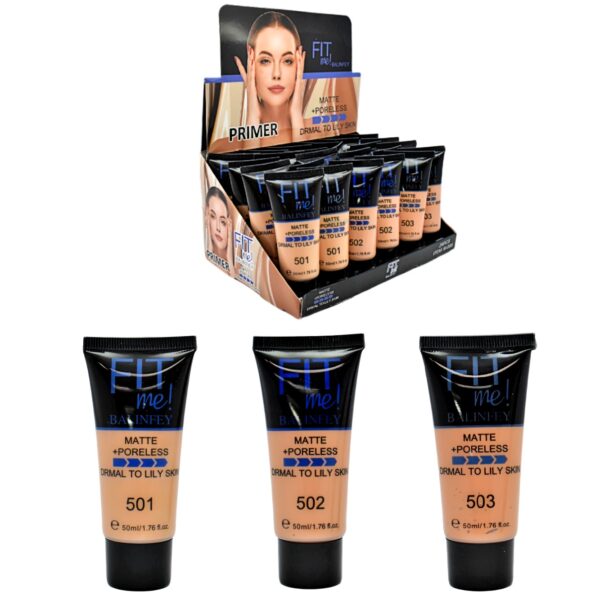 Base para rostro matte poreless Fit me! Balinfey