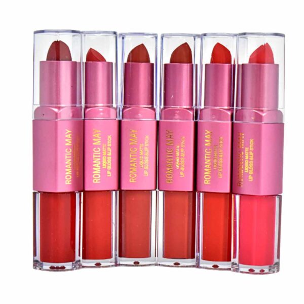Labial en barra y líquido 2 en 1 efecto Matte Romantic May - Imagen 2