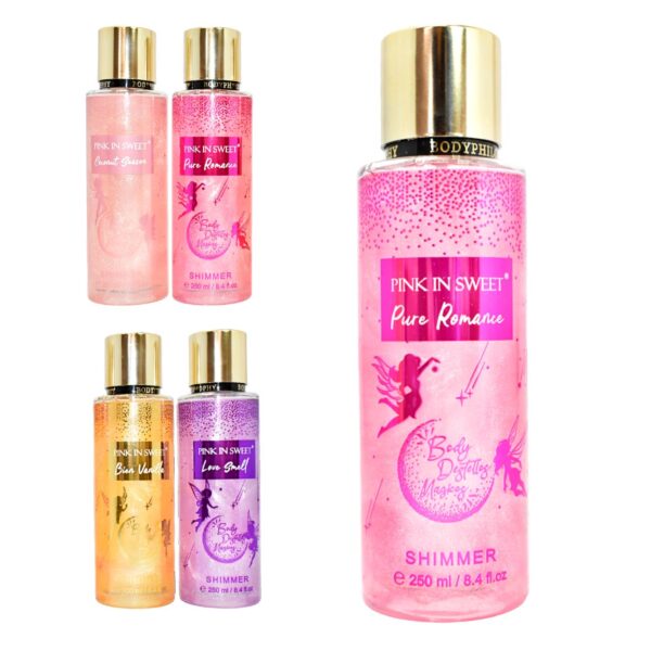 Splash body destellos magicos pink in sweet shimmer 250ml