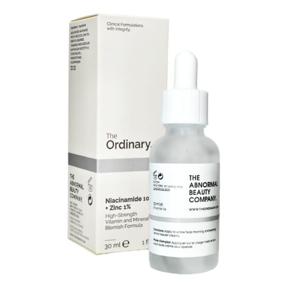 Suero de niacinamide 10% + zinc 1%  The Ordinary 30ml