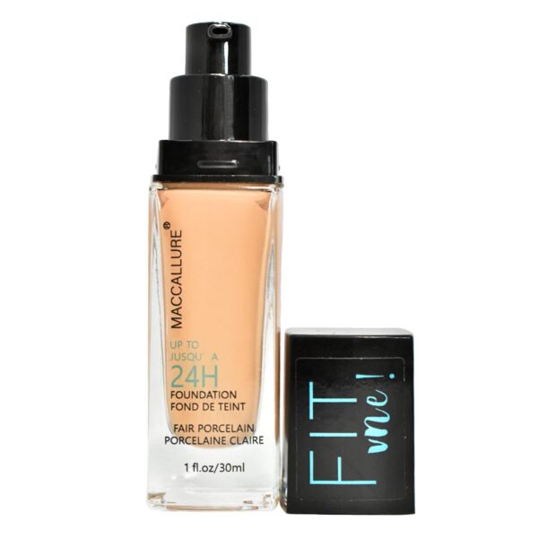 Base Maccallure 24H Tapa Negra Frasco De Vidrio 30Ml