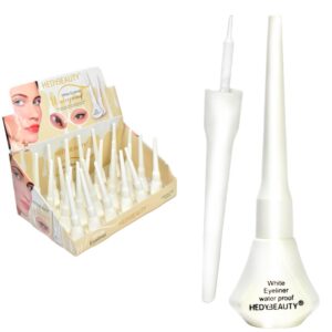 Delineador Blanco Hedybeauty Contra El Agua Tintero