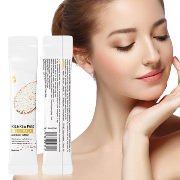 Mascarilla Facial Para Dormir Con Extracto De Arroz De 4Ml Bioaqua