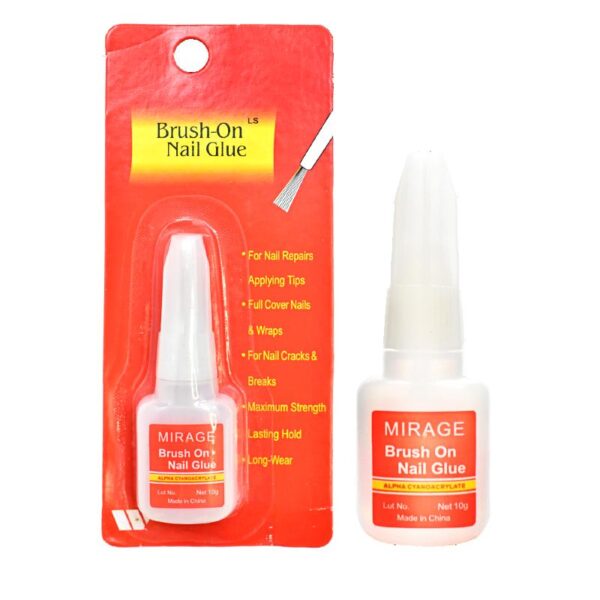 Pegamento Para Uñas Empaque Rojo Y Azul Mirage LOTE1