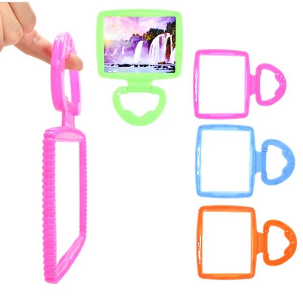 Espejo Rectangular Con Agarrador En Colores Surtidos