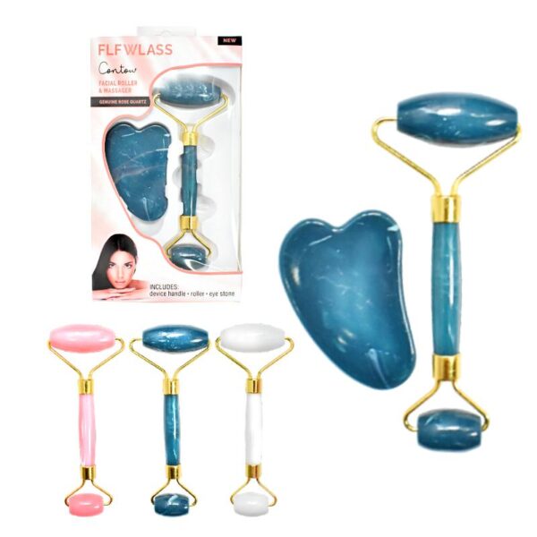 Kit De Roler Y Piedra Plastica Para Ojeras Flfwlass
