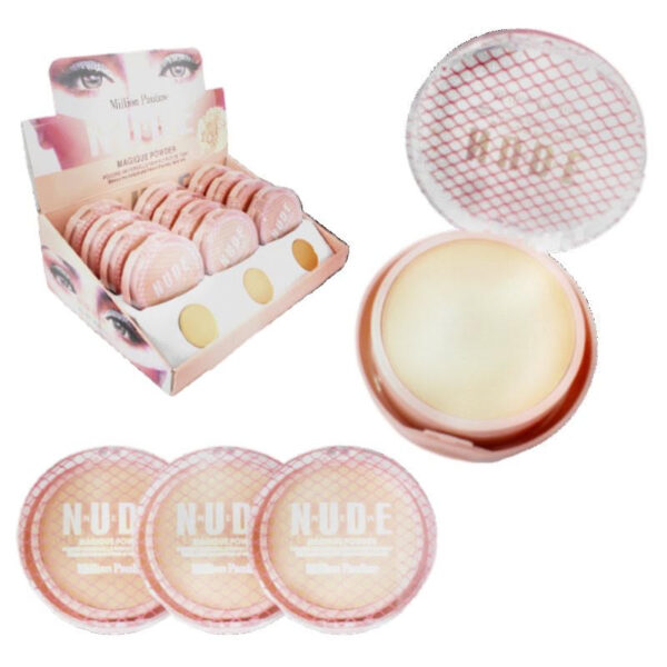 Duo De Polvo Compacto Con Espejo Y Aplicador New Nude Million Pauline