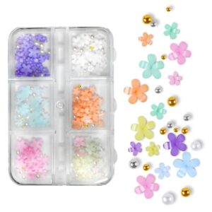 Decoración Para Uñas Diseños de Flores Surtidas Empaque Plástico