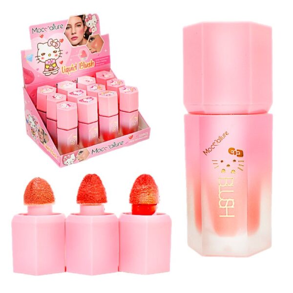 Rubrores Liquidos En presentación de Hello Kitty