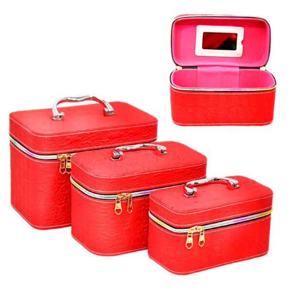 Cosmetiqueras De Uso Profesional Pink  3 En 1